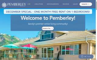 Pemberley Senior Living website