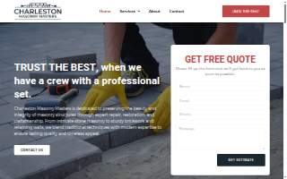 Charleston Masonry Masters website