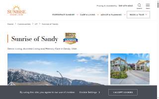 Sunrise of Sandy website