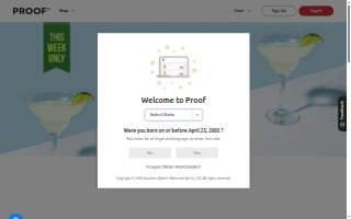 Proof Social Club website