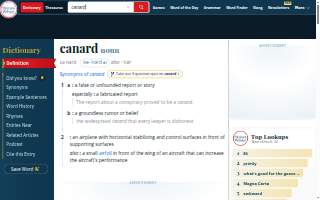 Canard Café Bar Stamford website