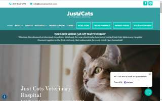 Just Cats website