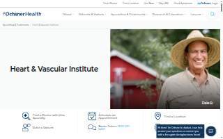 John L Ochsner Heart & Vascular Institute website
