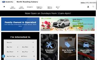 Subaru Stamford website