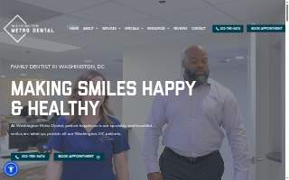 Washington Metro Dental website