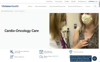 Ochsner Medical Center - Cardio-Oncology Clinic website