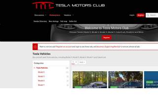 Tesla Washington DC website