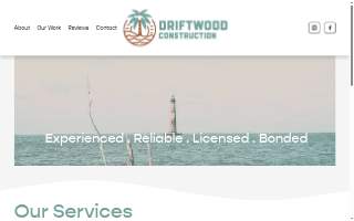 Driftwood Construction of Charleston, LLC website