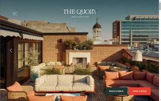 The Quoin Hotel website