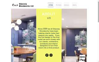 Odyssey Woodworks website