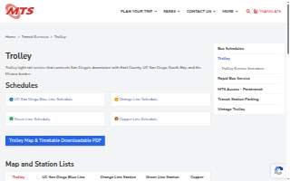 Trolley Tap House website