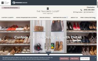 The Tailored Closet of Charleston website