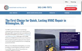 Brandywine Heating And Air website