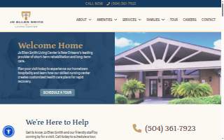 Jo Ellen Smith Living Center website