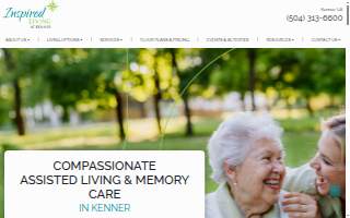 Inspired Living at Kenner website