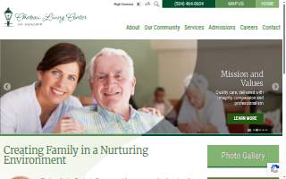 Chateau Living Center website