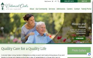 Colonial Oaks Living Center LLC website