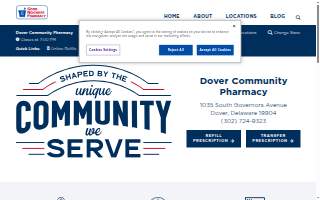 Dover Community Pharmacy website