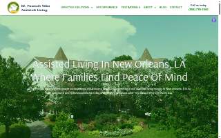 St Francis Villa Assisted Living website