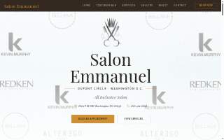 Salon Emmanuel - Inclusive Hair Salon website