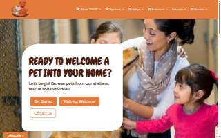 Wags Animal Hospital website