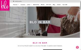 Blo Blow Dry Bar website