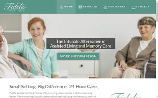 Fidelis Residential Care Homes - Tartan House website
