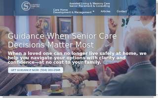 Solutions Senior Care website
