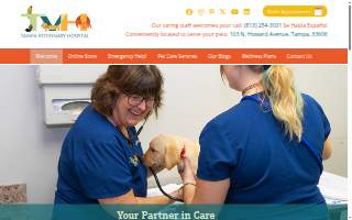 Tampa Veterinary Hospital website