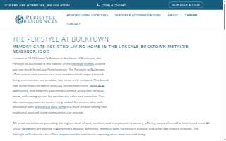 The Peristyle at Bucktown website