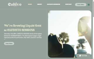 Cultivo Coffee Co website