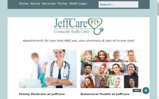 JeffCare Community Health Center - East Jefferson website