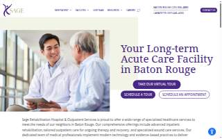Sage Specialty Hospital of Baton Rouge website