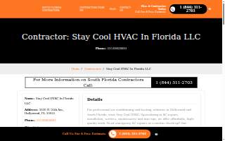 Stay Cool HVAC In Florida LLC website