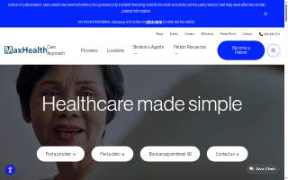 MaxHealth Primary Care of Clearwater website