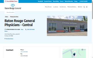 Baton Rouge General Physicians - Central website