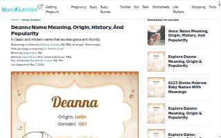 Deanna's Delightz website