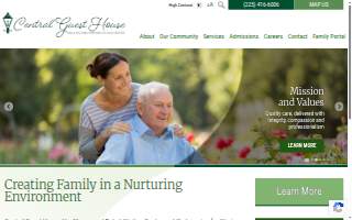 Central Guest House Healthcare and Rehabilitation Center website