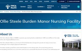 Ollie Steele Burden Manor Nursing Facility website