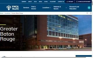 Our Lady of the Lake Physician Group Trauma Clinic - Advanced Practitioners website