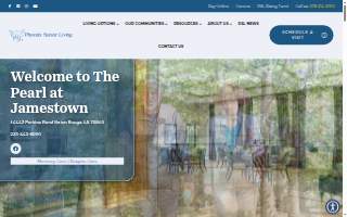 The Pearl at Jamestown - Memory Care Community website