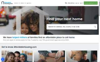 Affordable Movers website