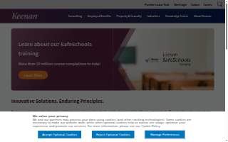 Keenan Financial website