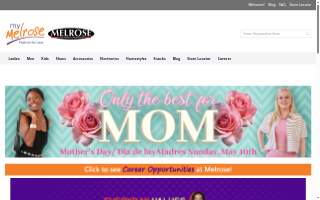 Melrose Hair Studio, LLC website