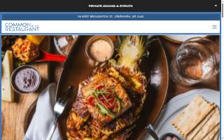 Common Restaurant website