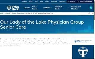 Lake Senior Care Center website