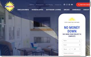 Express Sunrooms of Charleston website