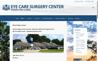 Eye Care Surgery Center website