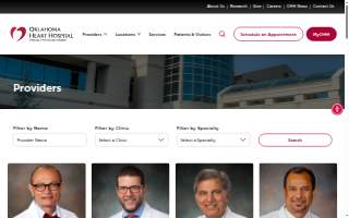 Oklahoma Heart Hospital Physicians of Oklahoma City website