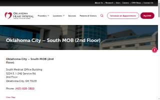 The Oklahoma Heart Hospital Physicians - Outpatient Clinics website